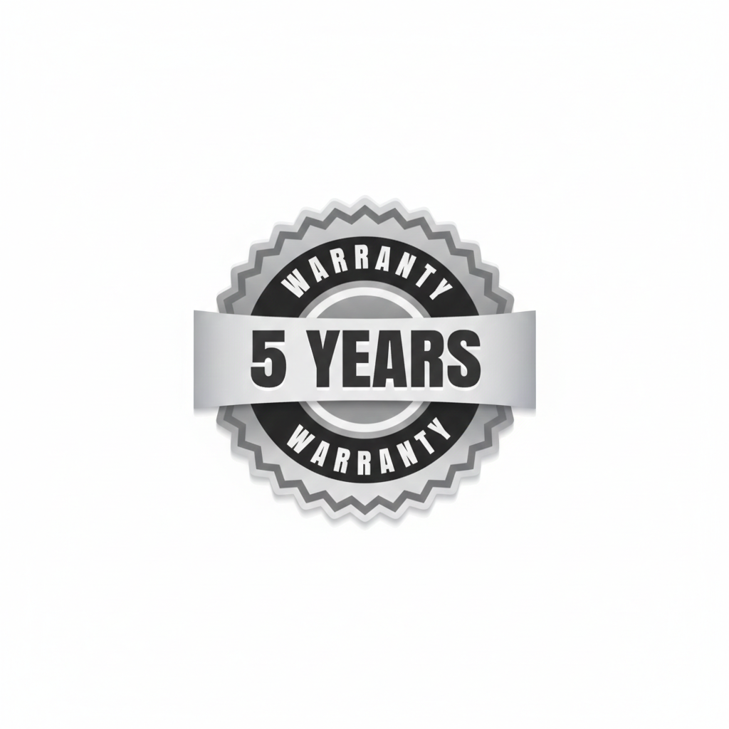 5-Year Extended Warranty Coverage