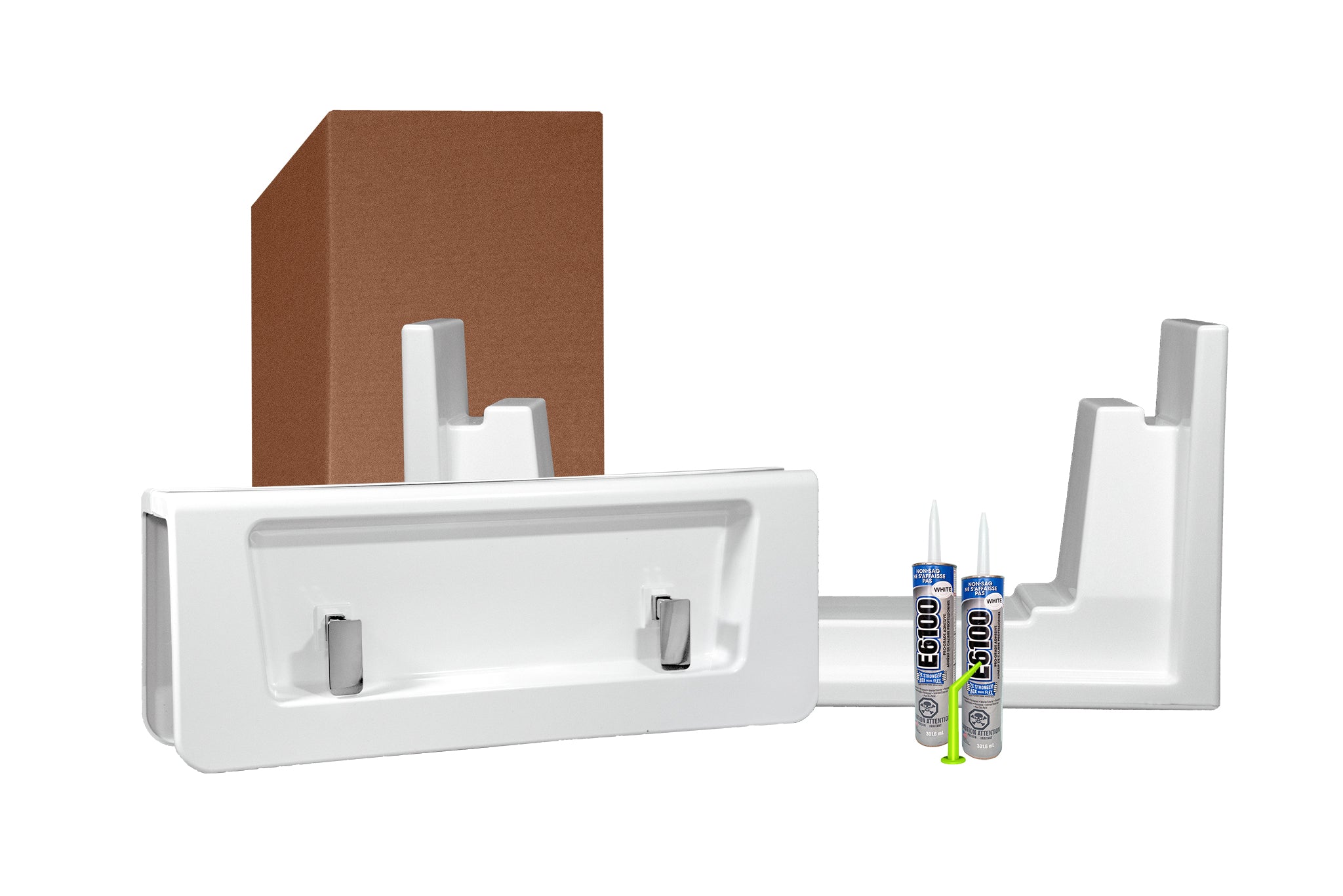 Xtra Deep size Quick Tub Full Convertible Kit with glue and cutting template
